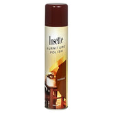 Insette Natural Furniture Polish, 300ml, with a brown cap and a "natural" label featuring a table and chair, delivers a polished clean shine.